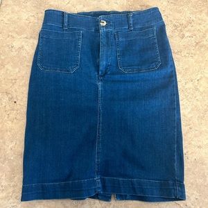 Maeve Denim Skirt Large (Anthropologie)